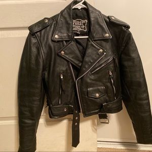 First genuine leather jacket